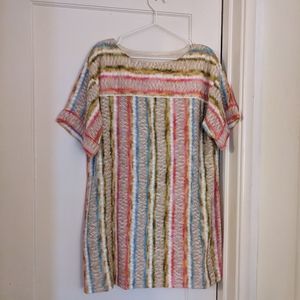 Vintage | Colorful Knit Mini-dress | S